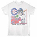 White Big League Chew t-shirt featuring a Slugger design