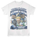 White Big League Chew t-shirt featuring Big League Chew Ballplayers Gum Team design