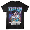 Black Big League Chew t-shirt featuring Big League Chew Slide To Base design