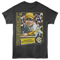 Smoke gray Big League Chew t-shirt featuring Big League Chew Punch Out Pitcher strikeout design