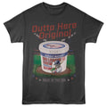 Smoke gray Big League Chew t-shirt featuring Big League Chew Dugout Bucket design