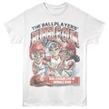 White Big League Chew t-shirt featuring Big League Chew Softball Team design