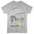 Gray heather Big League Chew t-shirt featuring Big League Chew Flying Softball design