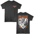 Smoke gray Big League Chew t-shirt featuring Big League Chew Base Catch front and back design