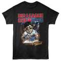 Black Big League Chew t-shirt featuring Big League Chew Blue Gold Slide design