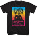 Black The Blues Brothers t-shirt featuring The Blues Brothers film poster 1980 design