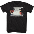 Black The Blues Brothers t-shirt featuring The Blues Brothers On A Mission From God design