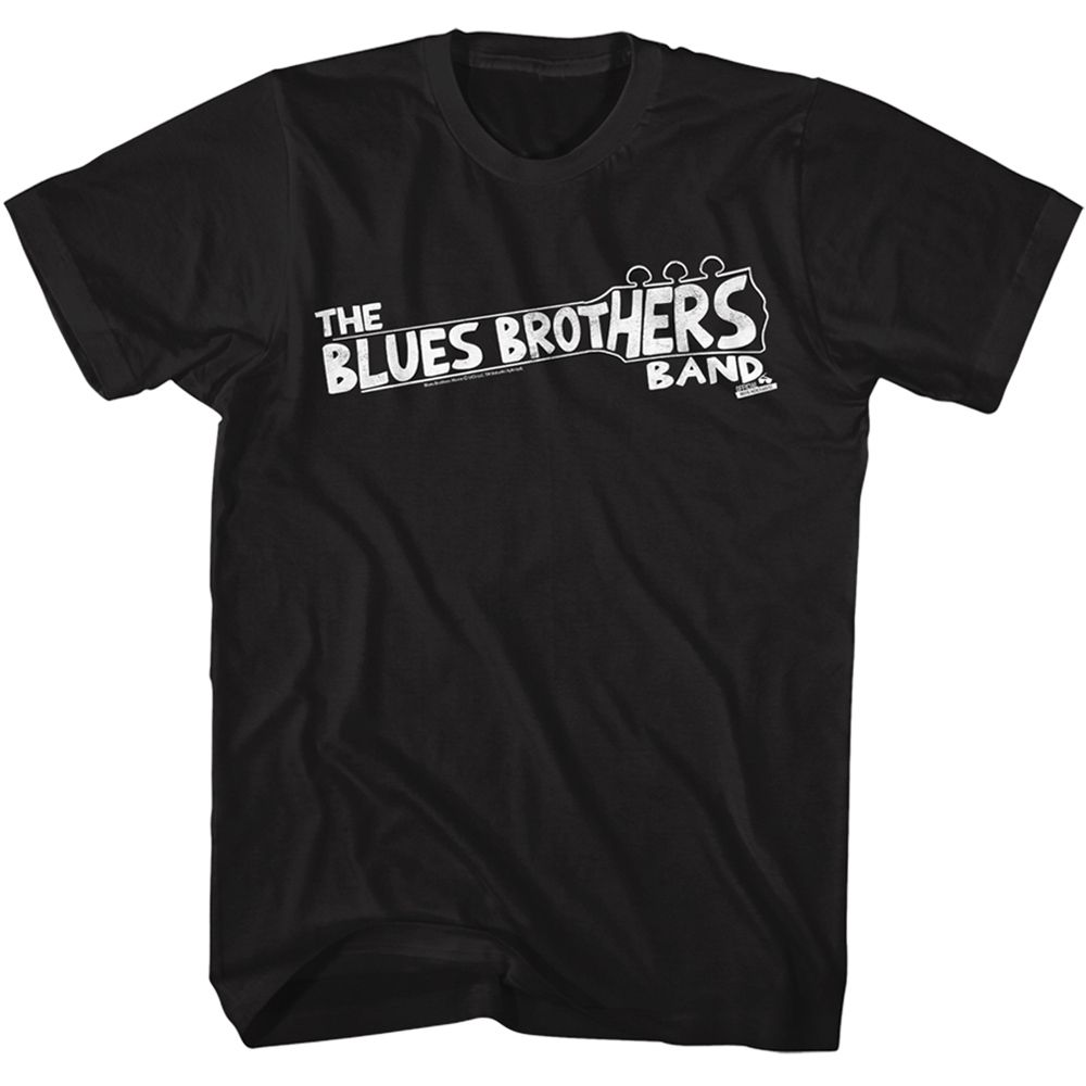Black The Blues Brothers t-shirt featuring The Blues Brothers Band Shirt 1980 design