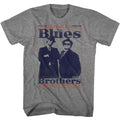 Graphite heather The Blues Brothers t-shirt featuring The Blues Brothers World Class design