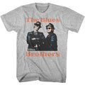 Gray heather The Blues Brothers t-shirt featuring The Blues Brothers Blues Bros design