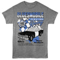 Graphite heather The Blues Brothers t-shirt featuring The Blues Brothers Bluesmobile 1974 Dodge Monaco design