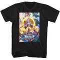 Black BlazBlue t-shirt featuring BlazBlue Central Fiction 2015 game design right