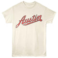 Natural British Motor Heritage t-shirt featuring British Motor Heritage Austin script logo design
