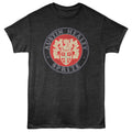 Black heather British Motor Heritage t-shirt featuring British Motor Heritage Austin Healey Sprite crest design