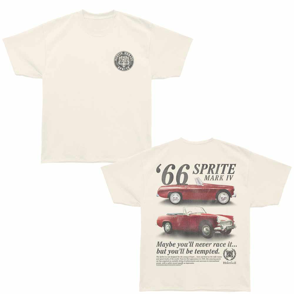 British Motor Heritage Oversized T-Shirt - 66 Sprite Mark IV F&B
