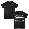 Black British Motor Heritage t-shirt featuring British Motor Heritage Morris Van design