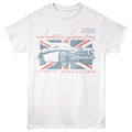 White British Motor Heritage t-shirt featuring British Motor Heritage Austin Healey 3000 design