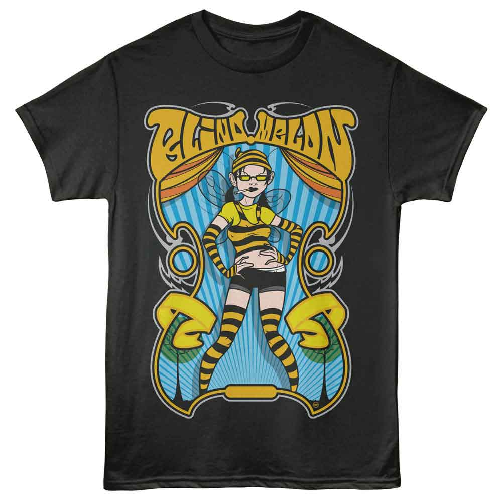 Smoke gray Blind Melon t-shirt featuring Blind Melon Bee Girl No Rain music video design