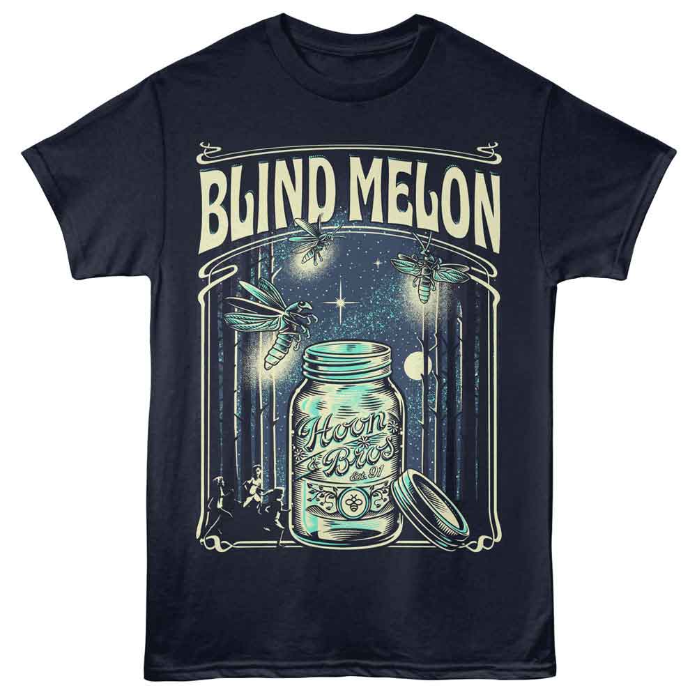 Navy Blind Melon t-shirt featuring Blind Melon Shannon Hoon Jar design