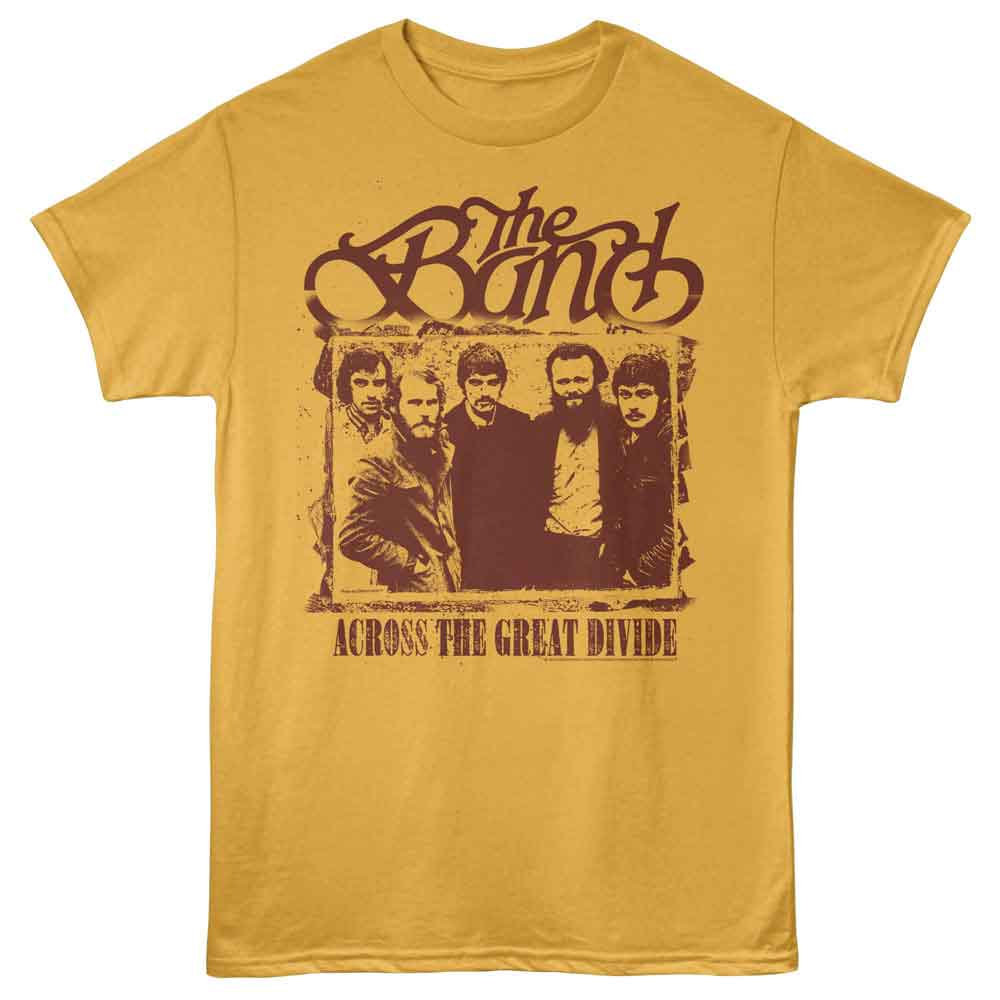 Ginger orange The Band t-shirt featuring The Band Great Divide design
