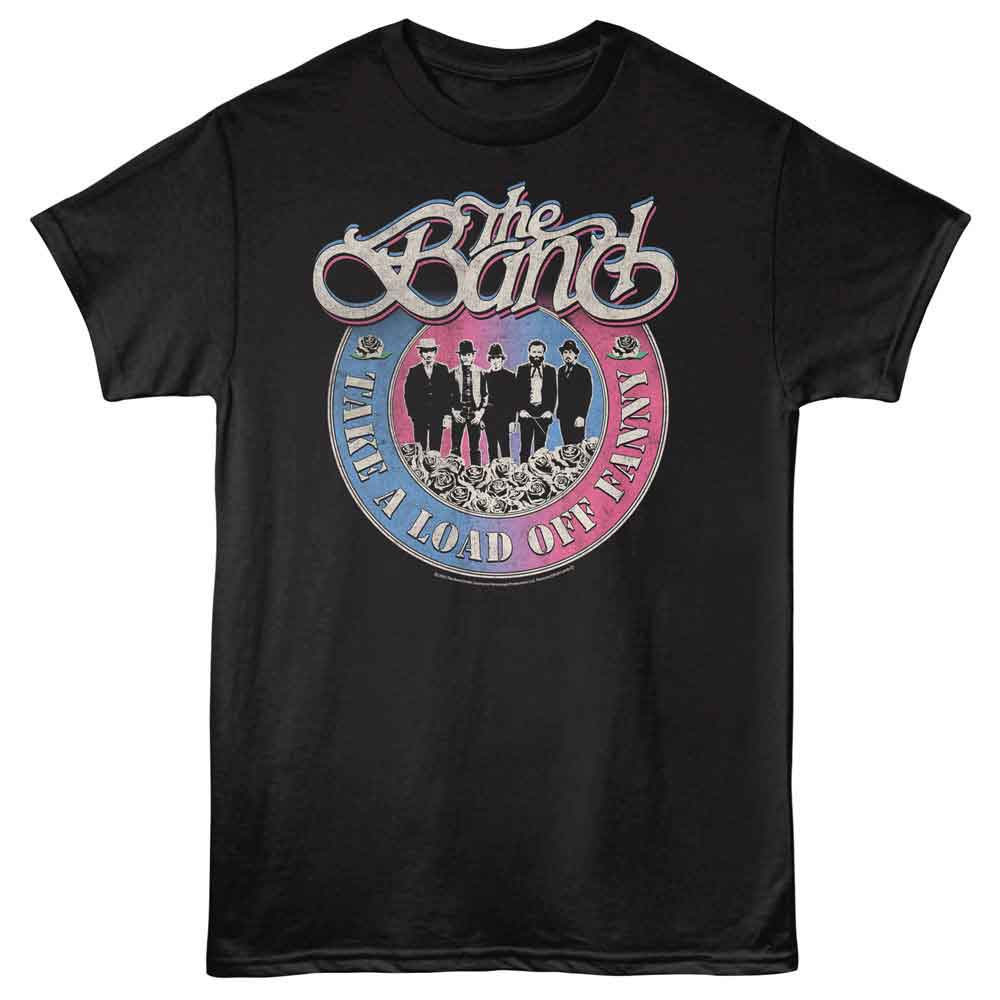 Black The Band t-shirt featuring The Band Gradient Circle design