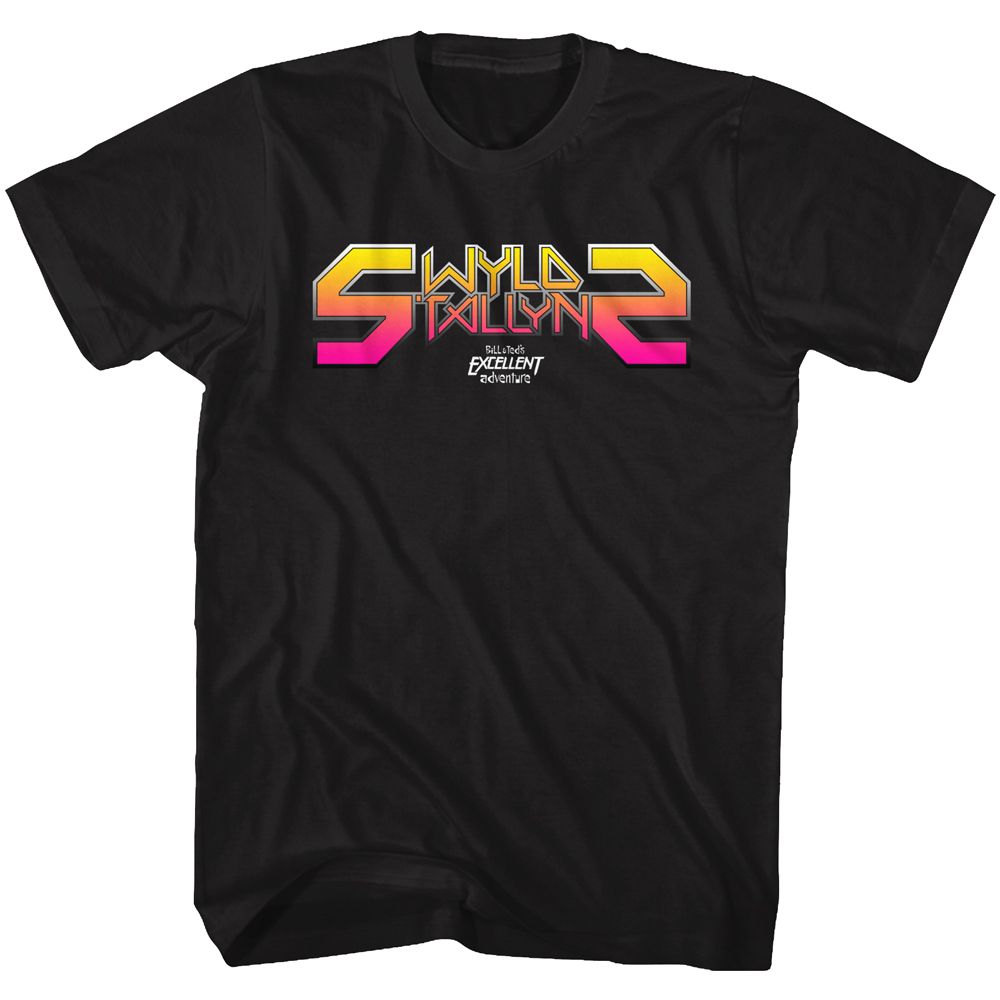Black Bill & Ted's Excellent Adventure t-shirt featuring Bill and Ted Stallyns Wild design