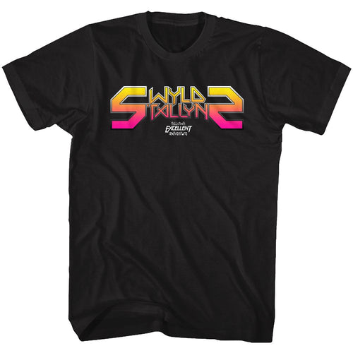 Black Bill & Ted's Excellent Adventure t-shirt featuring Bill and Ted Stallyns Wild design