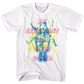 White Bill & Ted's Excellent Adventure t-shirt featuring Bill & Ted Overlays comedy design
