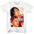White Bill & Ted's Excellent Adventure t-shirt featuring Bill and Ted Pressed Hams design