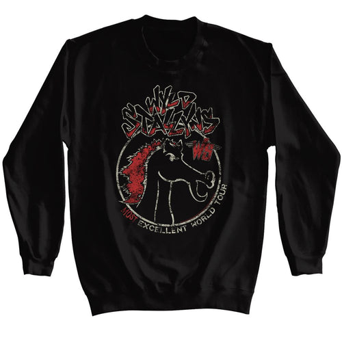 Bill & Ted's Excellent Adventure Long Sleeve Sweatshirt - Wyld Stallyns Tour