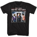 Black Bill & Ted's Excellent Adventure t-shirt featuring Bill and Ted Were History design