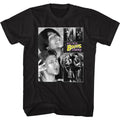Black Bill & Ted's Excellent Adventure t-shirt featuring Bill and Ted BNT Collage design