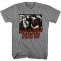 Graphite heather Bill & Ted's Excellent Adventure t-shirt featuring Bill & Ted Hows It Hangin comedy design