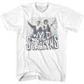 White Bill & Ted's Excellent Adventure t-shirt featuring Bill and Ted Sketchy Stallyns design
