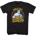 Black Bill & Ted's Excellent Adventure t-shirt featuring Bill and Ted Wyld Stallyns band design