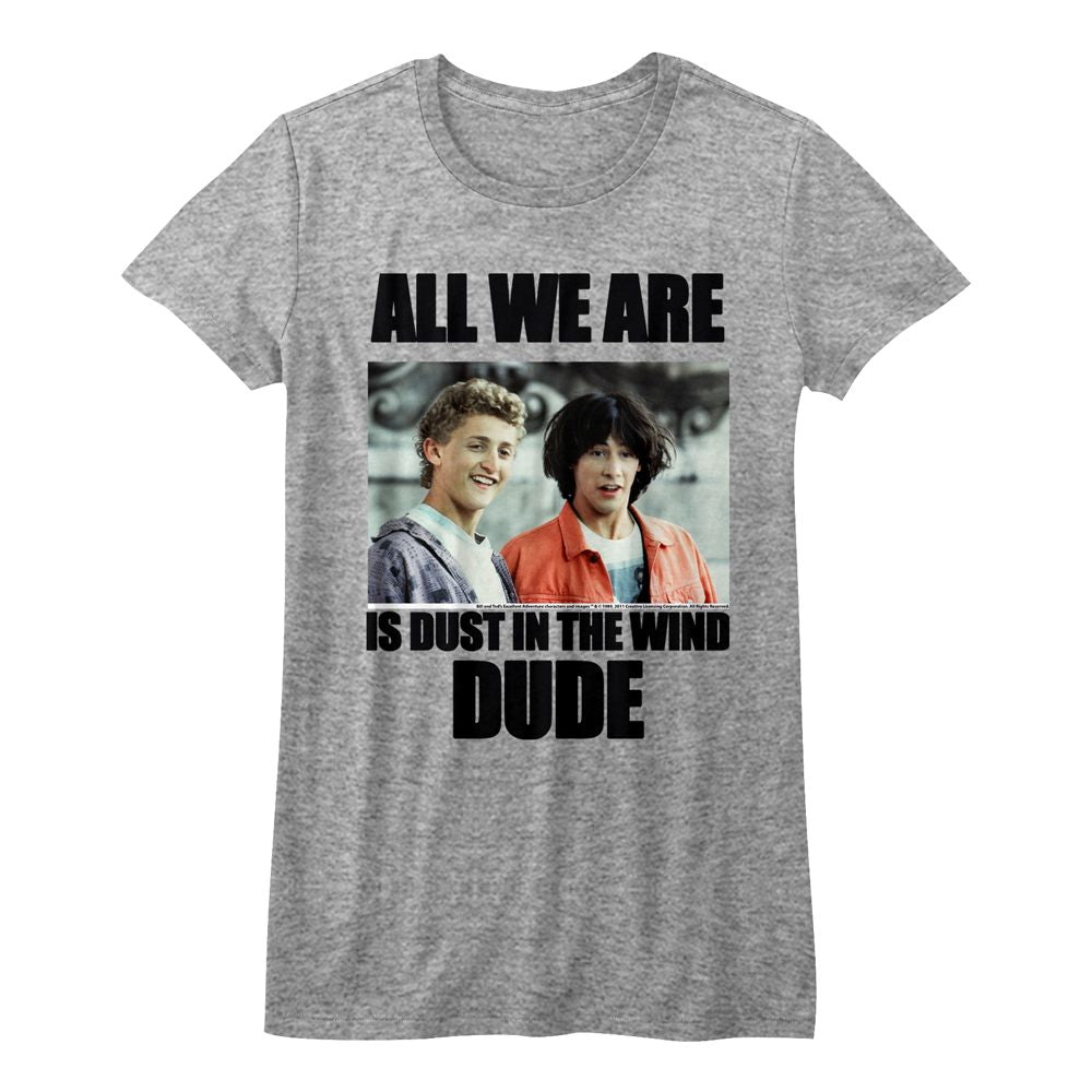 Bill & Ted's Excellent Adventure Ladies T-Shirt - Dustin T. Wind