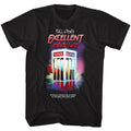 Black Bill & Ted's Excellent Adventure t-shirt featuring Bill & Ted Gcs comedy design