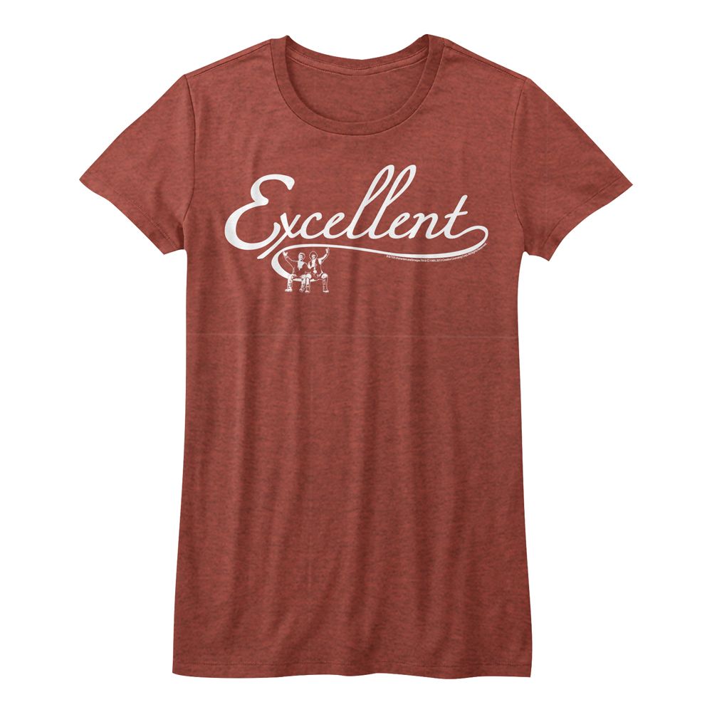 Bill & Ted's Excellent Adventure Ladies T-Shirt - Excellent
