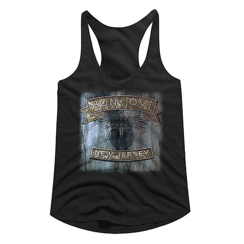 Bon Jovi Ladies Racerback - New Jersey