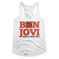 Bon Jovi Ladies Racerback - Have a Nice Day