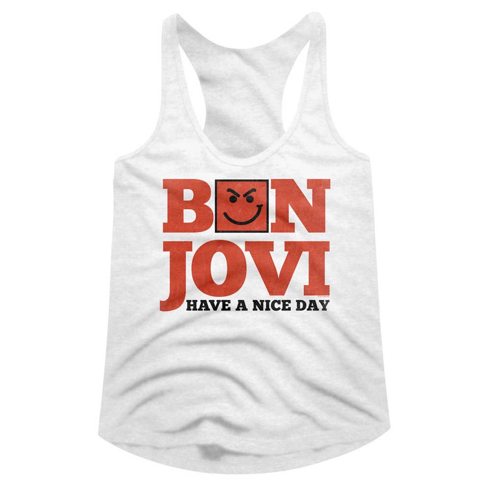 Bon Jovi Ladies Racerback - Have a Nice Day