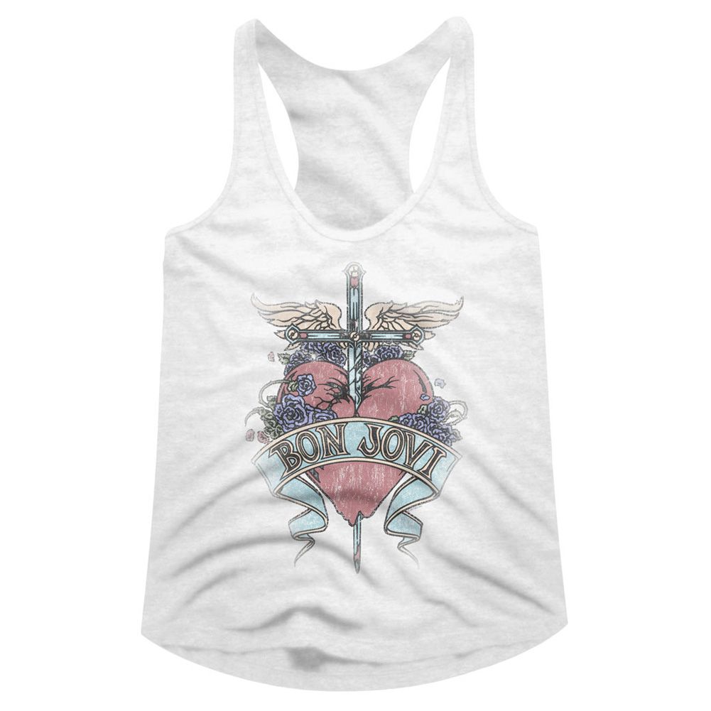 Bon Jovi Ladies Racerback - Pierced