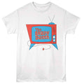 White The Brady Bunch t-shirt featuring Brady Bunch Vintage TV Logo show title design