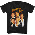 Black Backstreet Boys t-shirt featuring Backstreet Boys Group Photo design