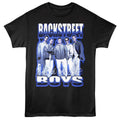 Black Backstreet Boys t-shirt featuring Backstreet Boys Blue Glow design