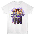 White Backstreet Boys t-shirt featuring Backstreet Boys Signatures autograph design