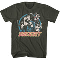 Smoke gray Bon Scott t-shirt featuring Bon Scott Multi Image Circle design