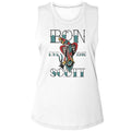 Bon Scott Ladies Muscle Tank - Tattoo