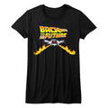 Back to the Future Ladies T-Shirt - Btf Car