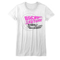 Back to the Future Ladies T-Shirt - Checkers